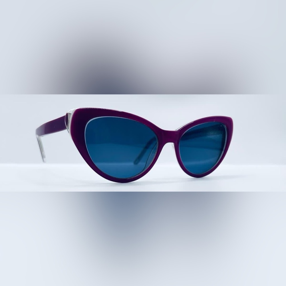 Eyebuydirect Lieksa Pink Oval Cat-Eye Sunglasses Frames Only